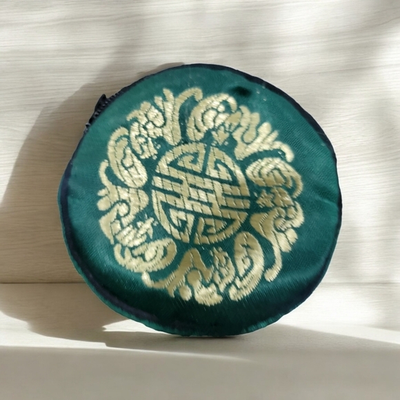 Handbags - Green Fabric coin Purse